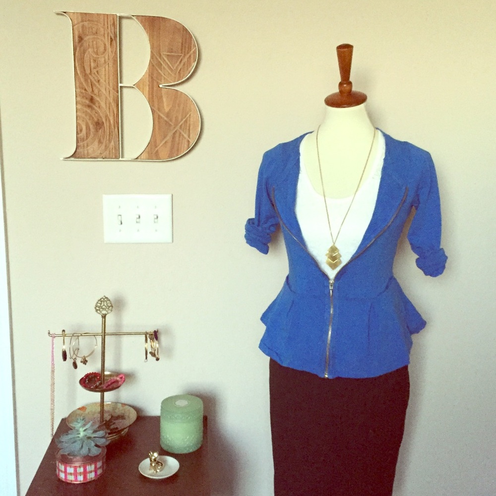 Evy's Tree Cici Peplum jacket - S