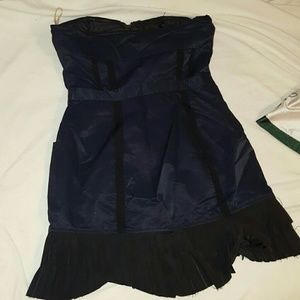 Navy blue black dress