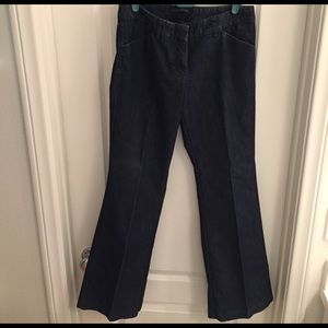 Express Editor stretch dress Jean dark blue Sz 4R