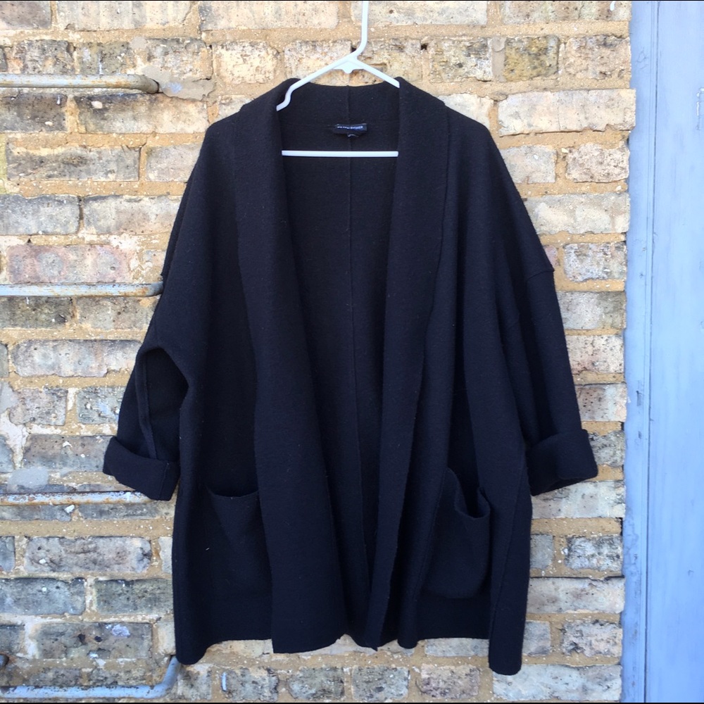 Eileen Fisher Icon Wool Kimono, size M