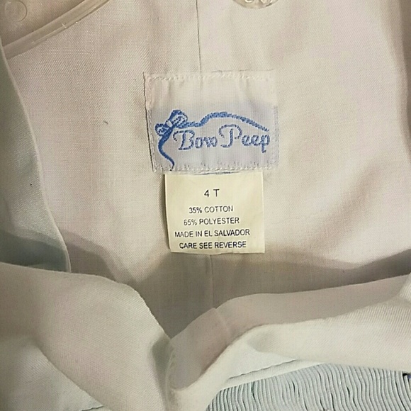 Smocked Easter Boy's Jon Jon - Picture 3 of 3