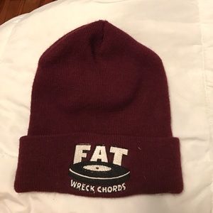 Rare punk record label beanie