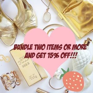 Bundle any two items get 15% off