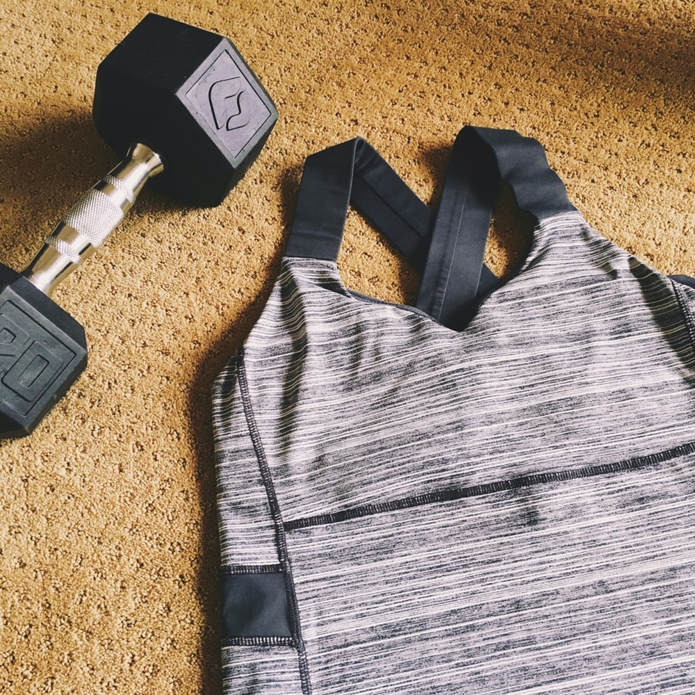 Lululemon Grey Workout Tanktop