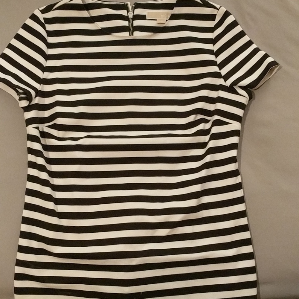Michael Kors short sleeved striped top