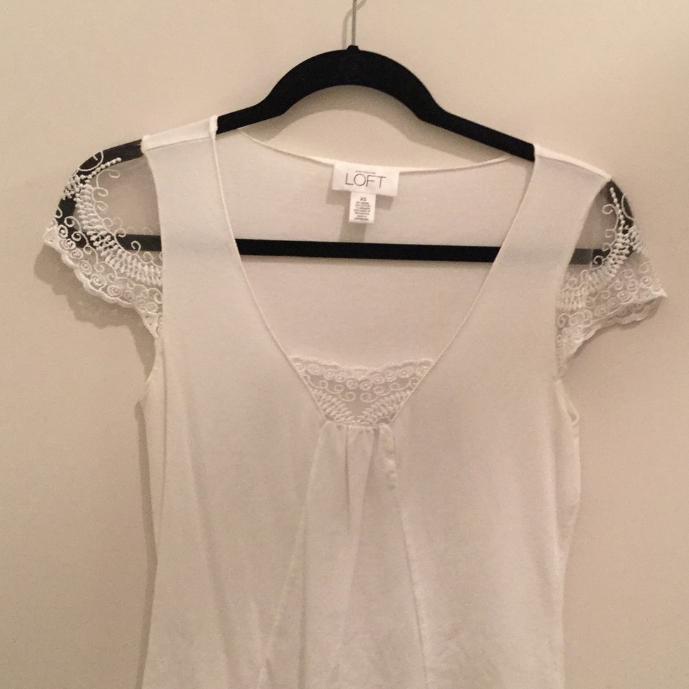 Ann Taylor Loft lace shirt