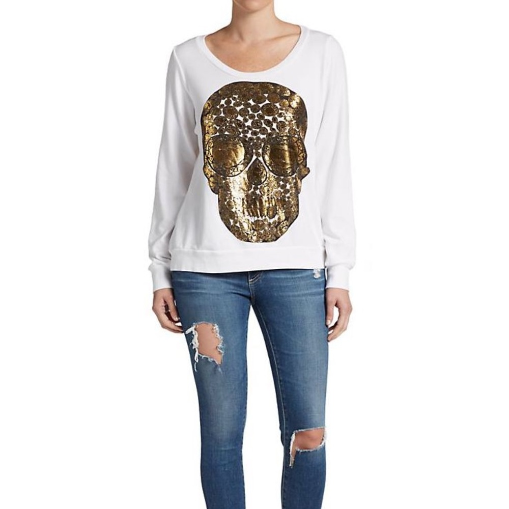 Lauren Moshi skull sweatshirt