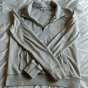 Half zip PINK sweatshirt sz-XS Half zip PINK sweatshirt sz-XS