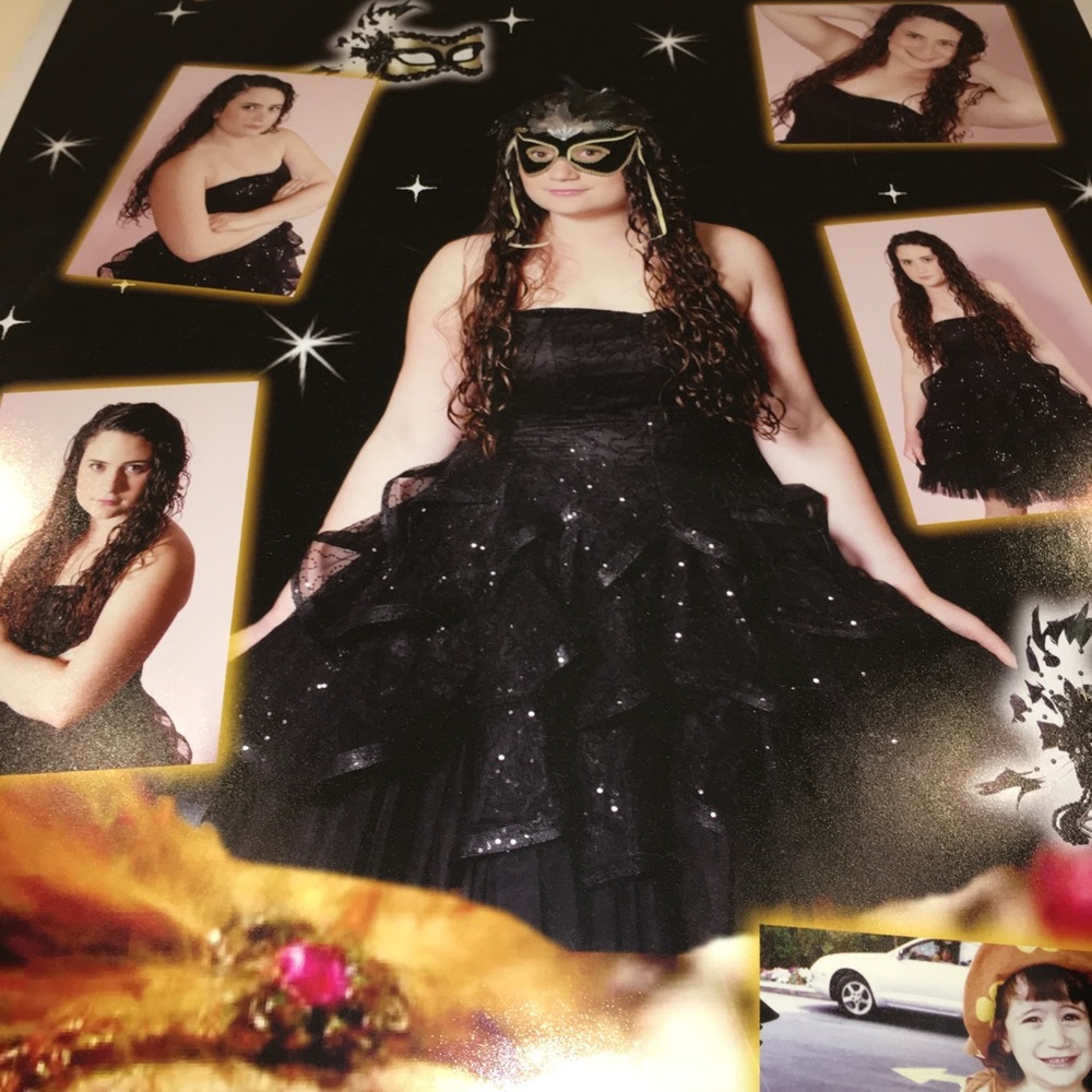 Black party dress
