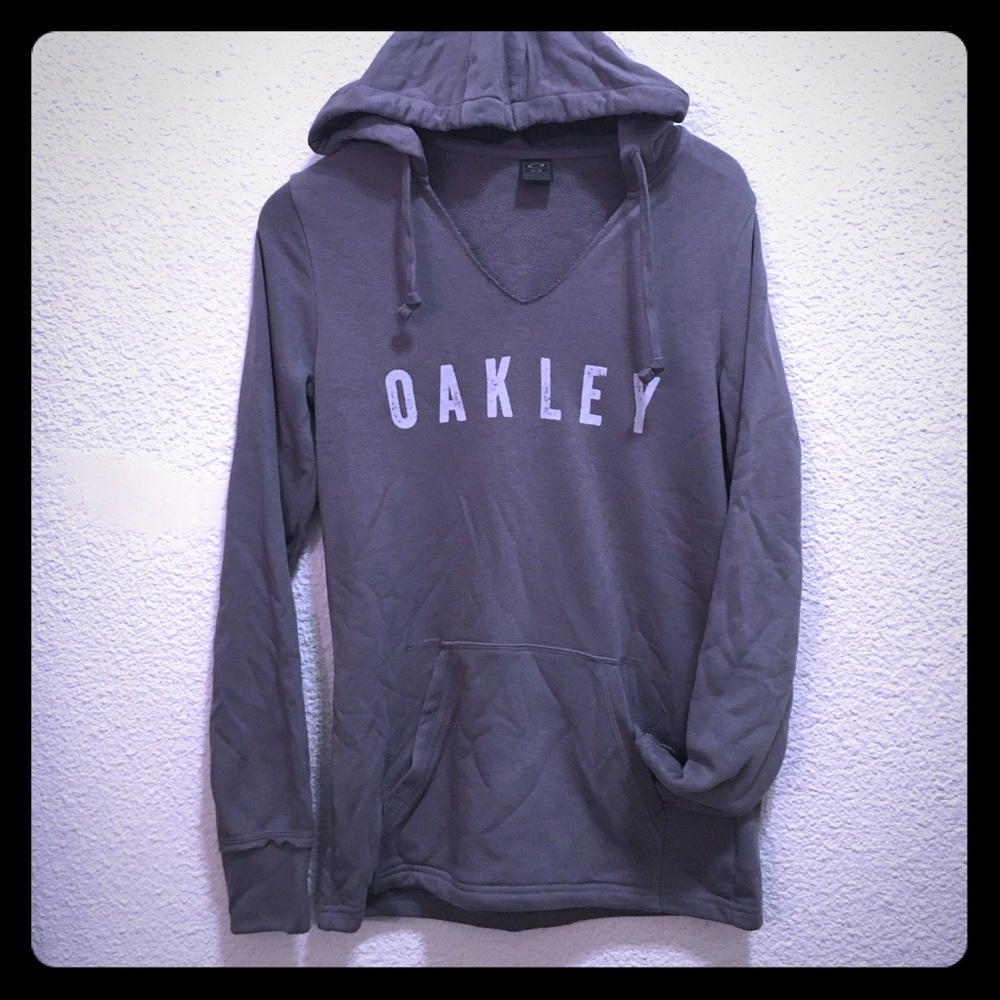 Excellent Oakley Gray Hoodie