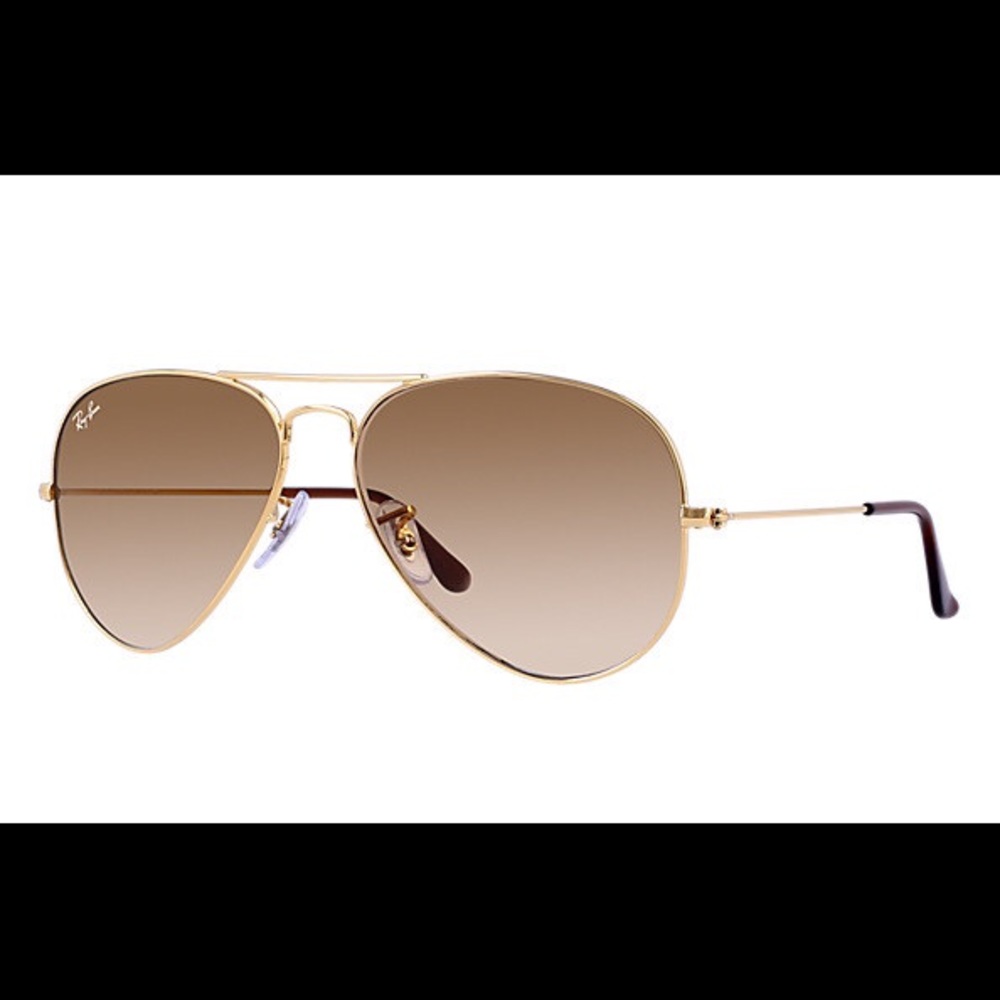 Gold ray bans
