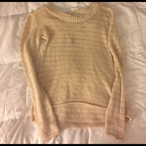Cross back sweater