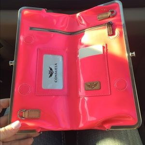 Consuela Clutch Hot Pink Brand New