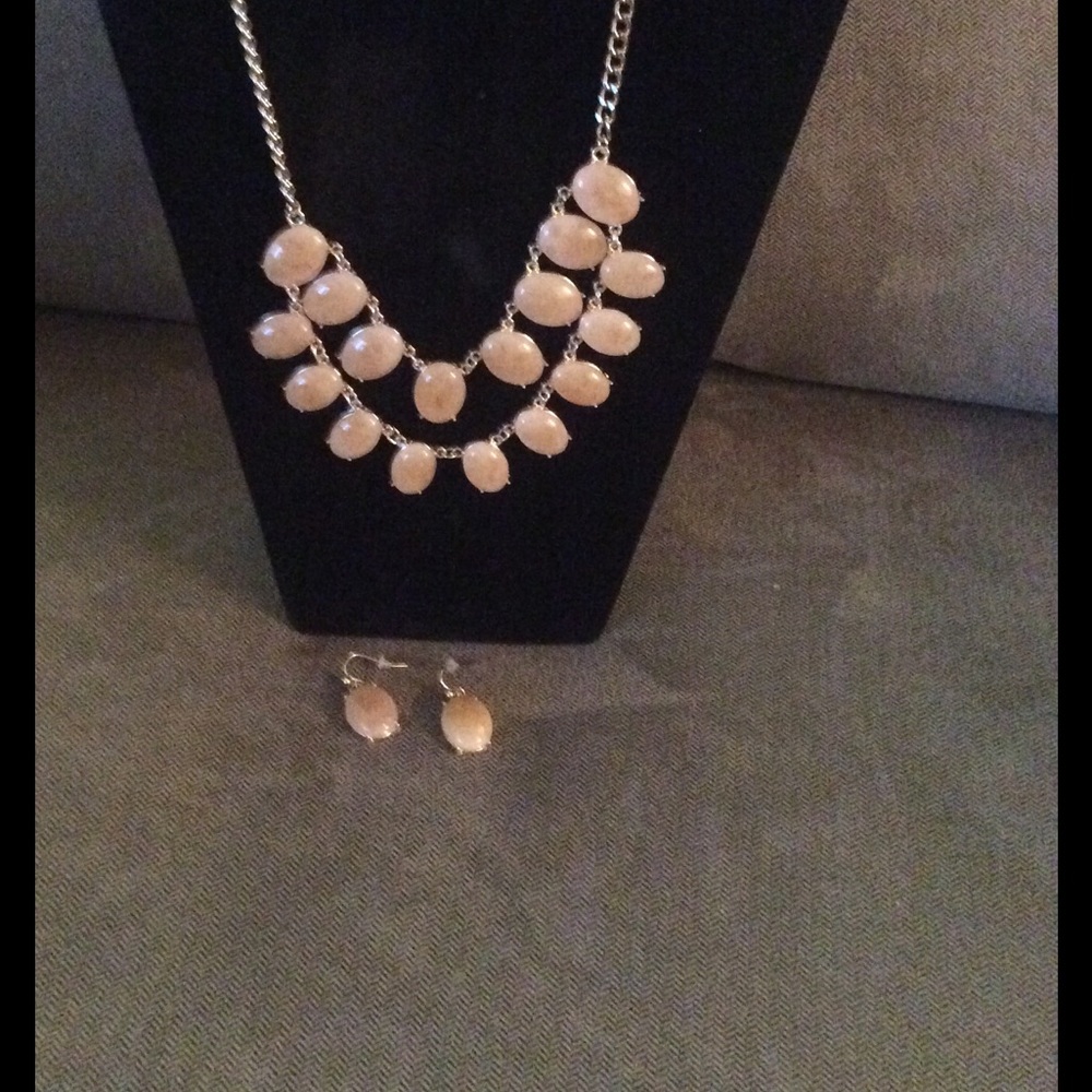 Necklace and matching earrings