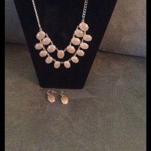 Necklace and matching earrings