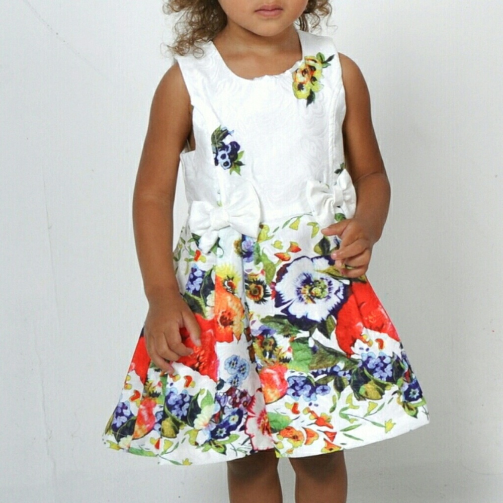 Jacquard Floral Dress