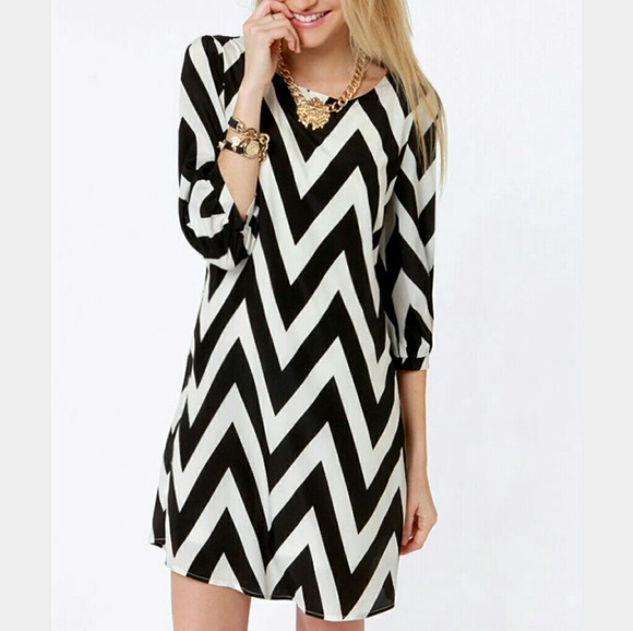 Everly Dresses & Skirts - • Chevron Dress •