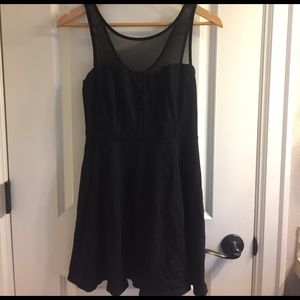 Black dress with bow