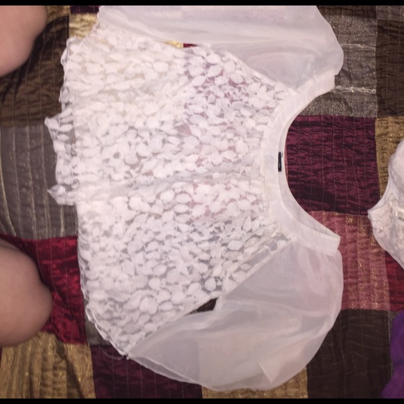 TWO flowy lace shirts:))) - Picture 3 of 3