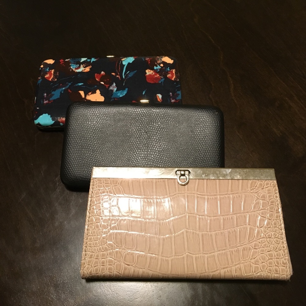 3 Charlotte Russe Clutch wallets