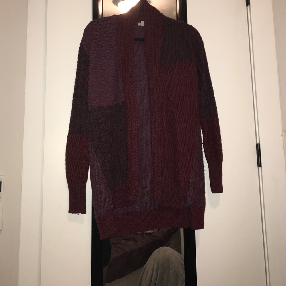 Ecote patch cardigan