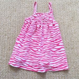💚 Children's Place Pink Zebra Dress