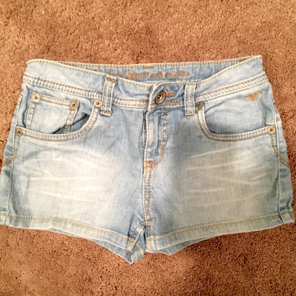 Justice Blue Jean Shorts - Girls