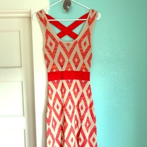 Dress with strappy back