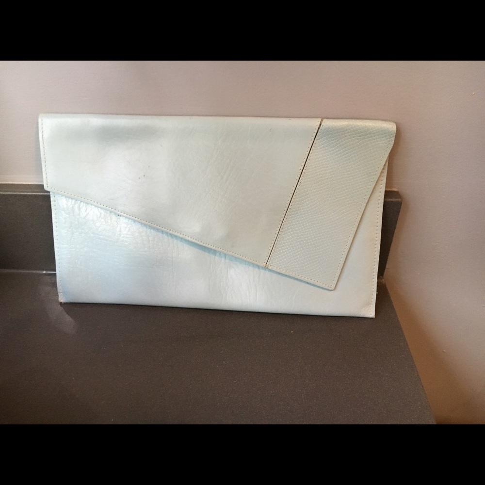 Light blue clutch