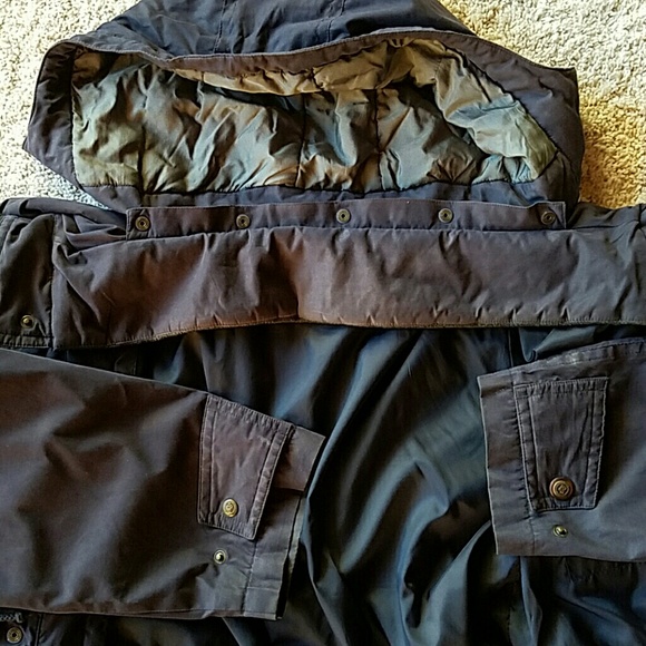 St John's Bay Navy Coat Removable Quilted Lining - Picture 6 of 8