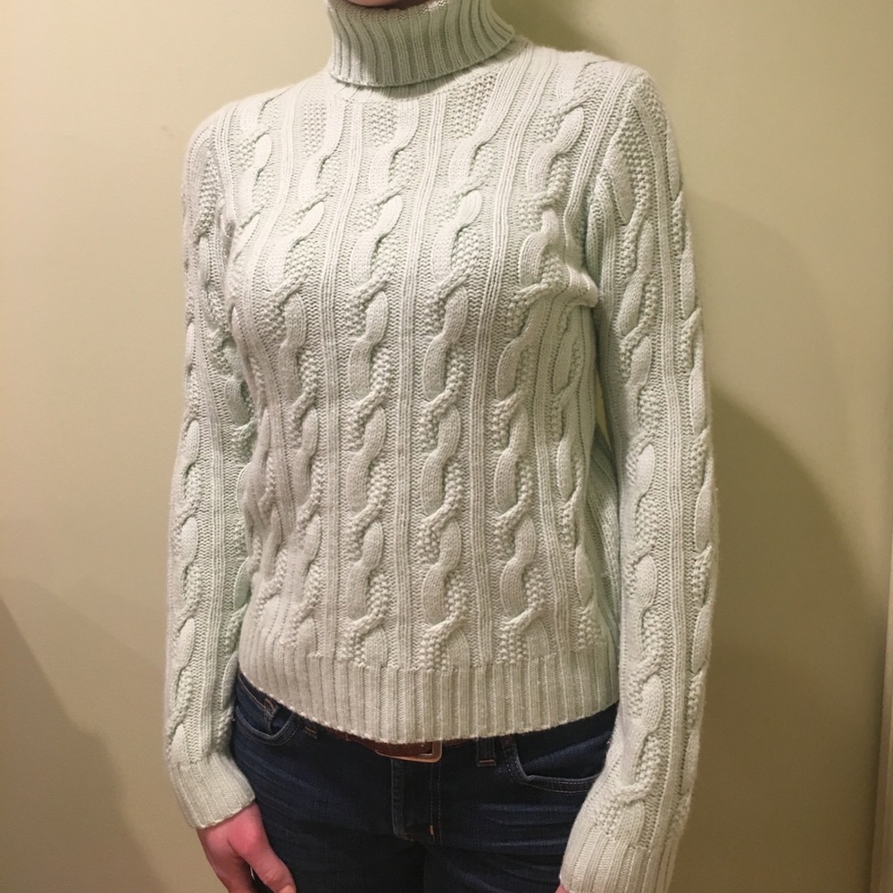 Cashmere turtleneck sweater