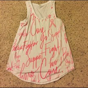 Fight for the cure tank top
