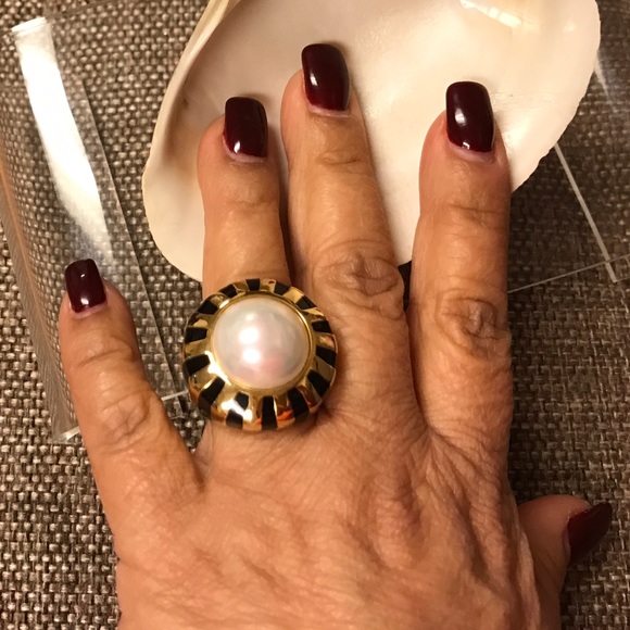 Jewelry - Ring Pearl Stainless Steel