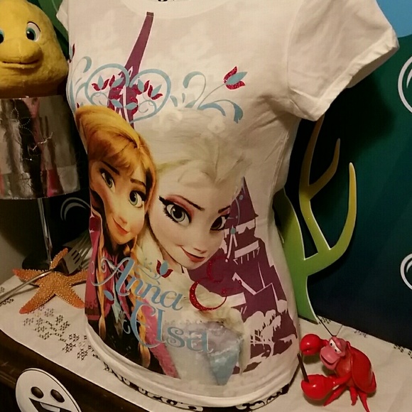 Frozen Anna & Elsa t-shirt - Picture 2 of 5