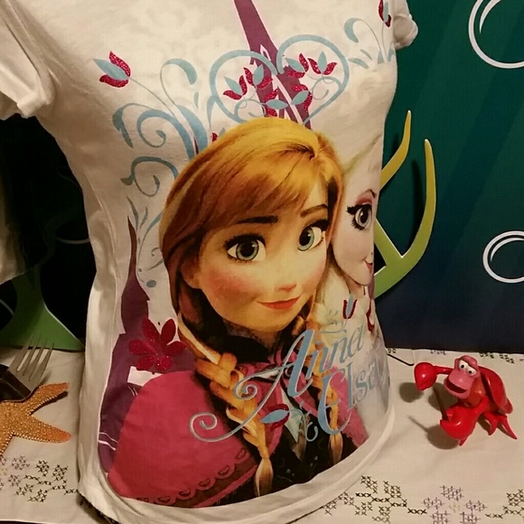 Frozen Anna & Elsa t-shirt - Picture 3 of 5
