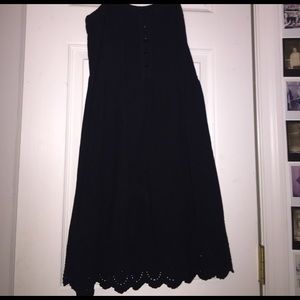 Cute spaghetti strap black dress