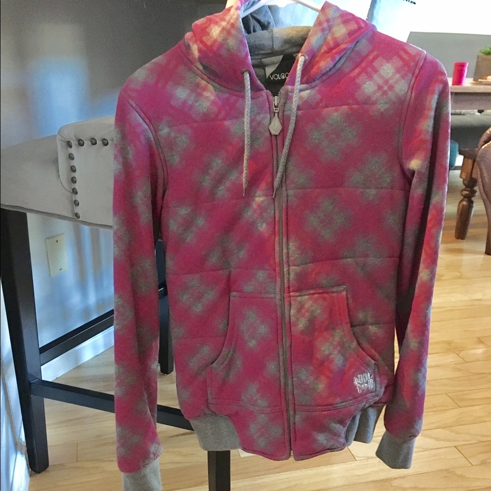 Volcom zip up hoodie