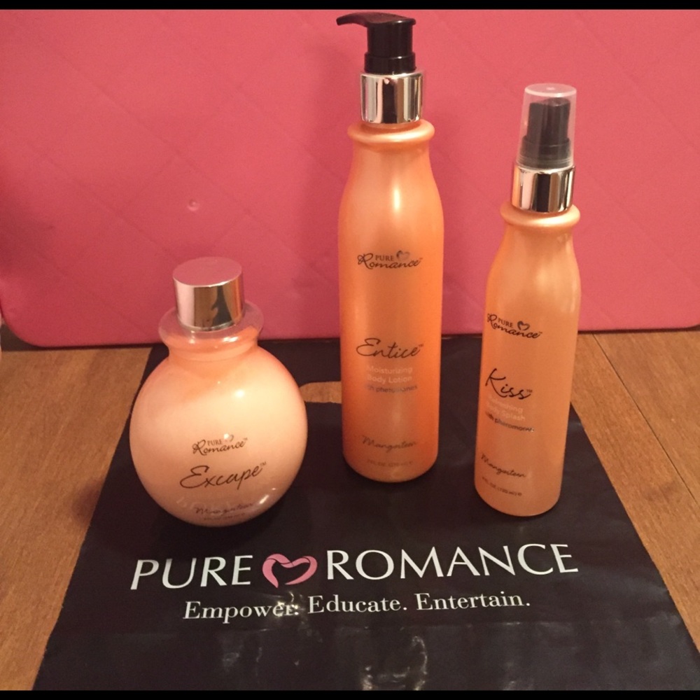 Pure Romance Excape, Entice, Kiss (Mangosteen)