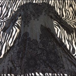 Black and Grey Dress