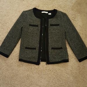 Black Patterned Blazer