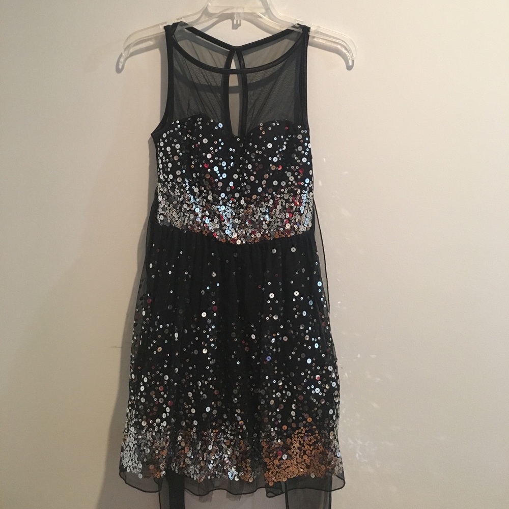 Macy's Black Sparkly Dress