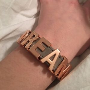 DREAM GOLD LETTER BRACELET