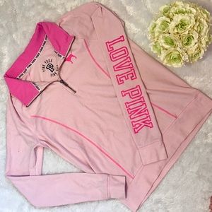 PINK Victoria's Secret Ultimate Half Zip