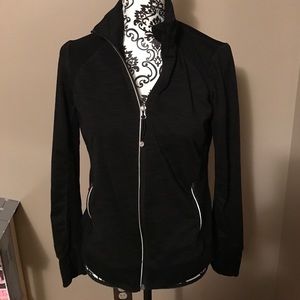 Black workout jacket
