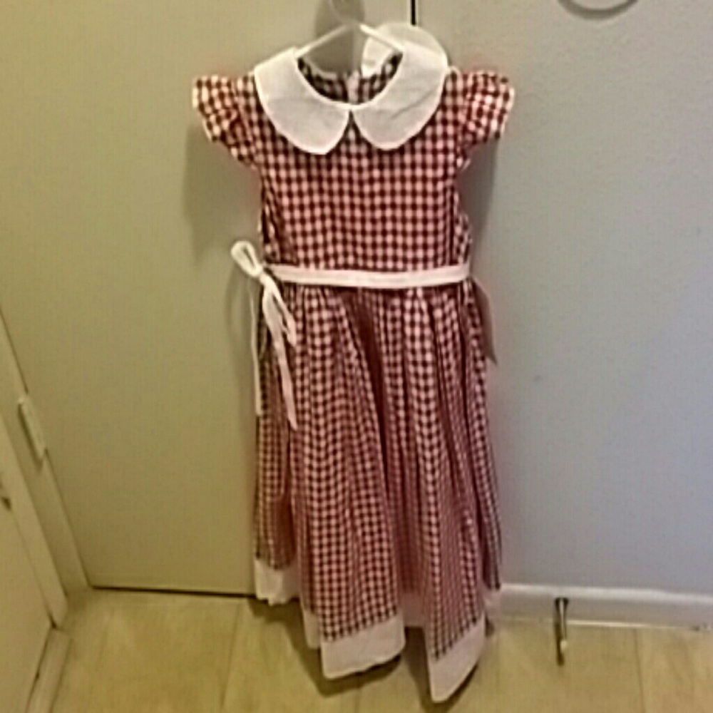 Zookini Kids Gingham Dress sz for 8 yr old