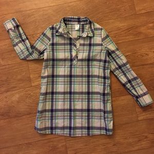 Girls size 8 Carters plaid tunic top