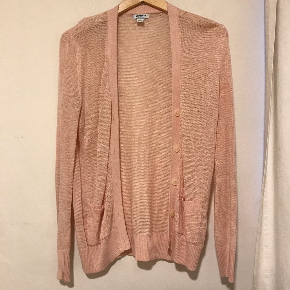 Lightweight Pink Cardigan