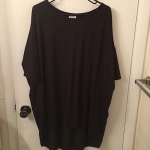 Plain black LuLaRoe Irma