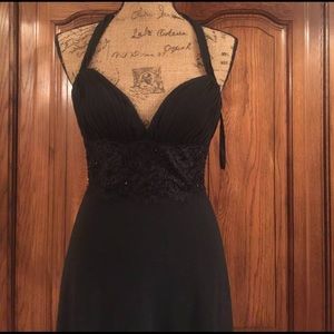 WHBM Halter Dress embellished with Lace & Beading