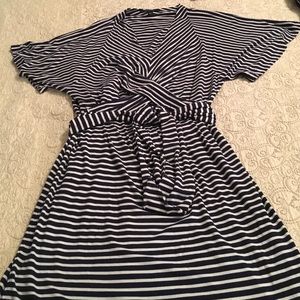 Poly/cotton knit dress